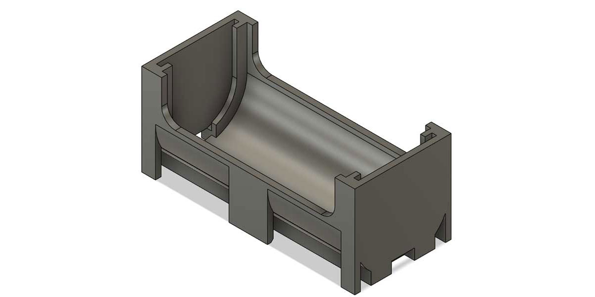 Model STL uchwytu na 18350