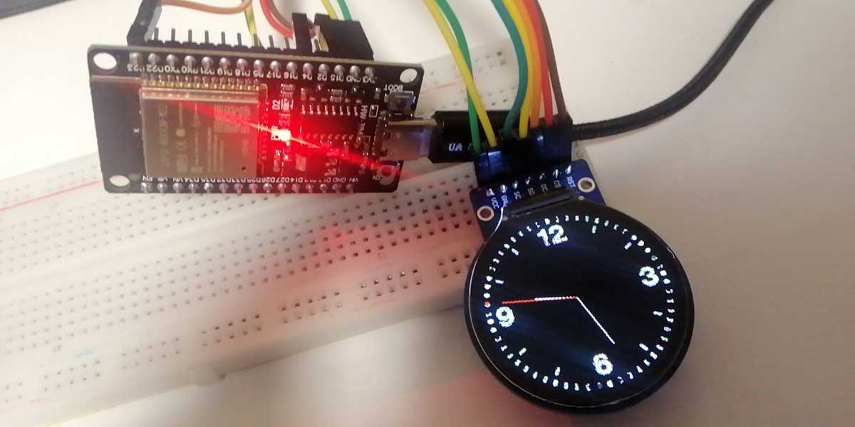 Podłączenie wyświetlacza GC9A01 do ESP32 S3